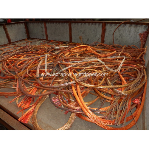 stripping wire insulation for scrap